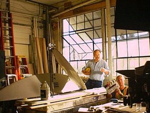 Martin Salisbury discusses shot with Director Dee Johnson.