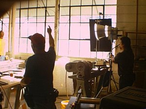 Setting effect lighting.