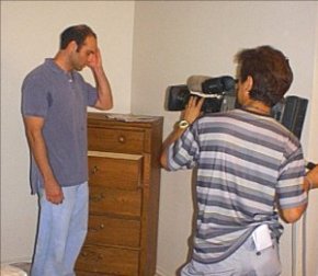 Halim prepares for scene