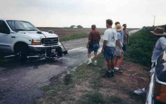 Wait, wait...the camera is hung on your bumper!!!